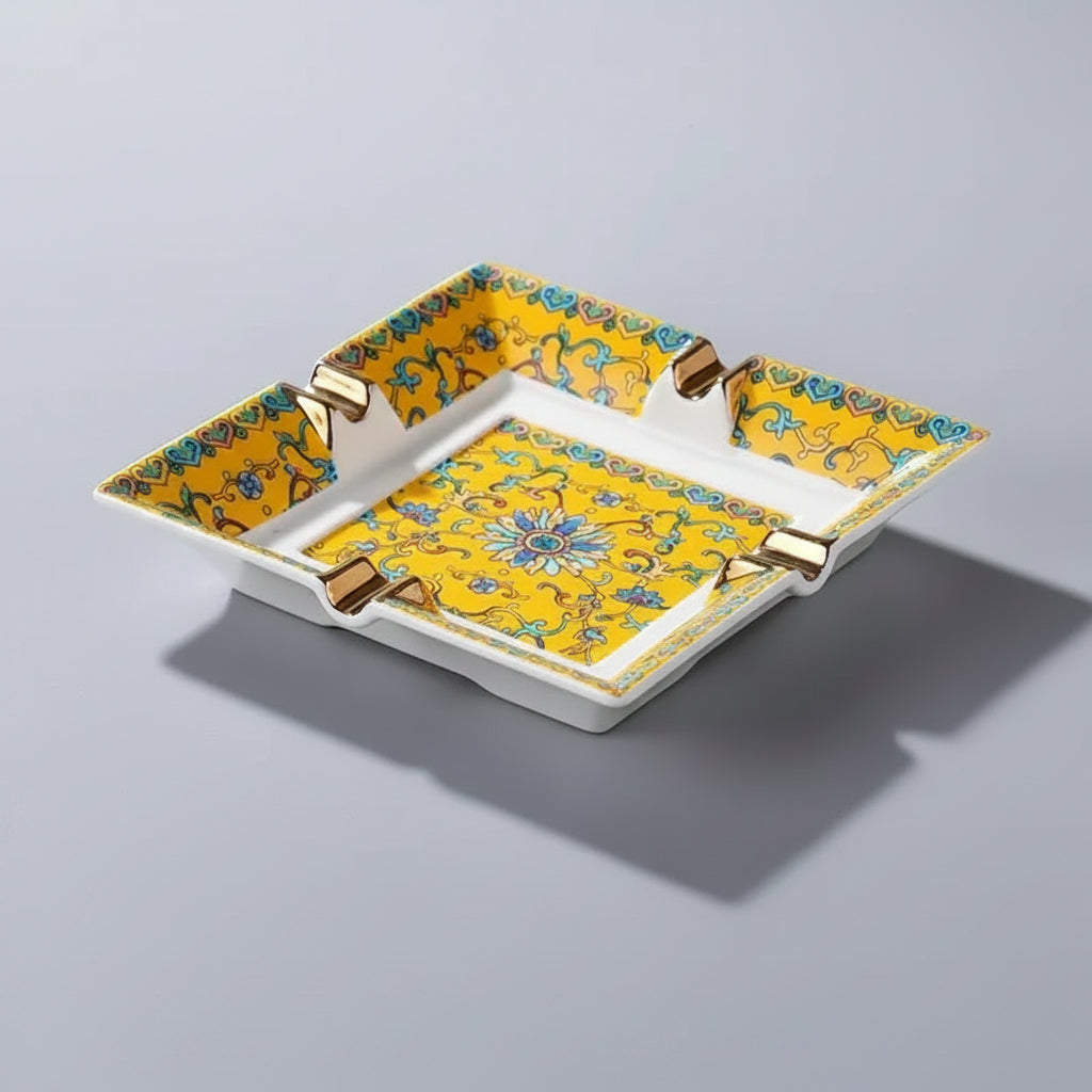 Large Ceramic Ashtray Fashion Cigar Home Bar....