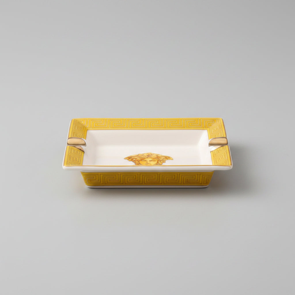 Large Ceramic Ashtray Fashion Cigar Home Bar..